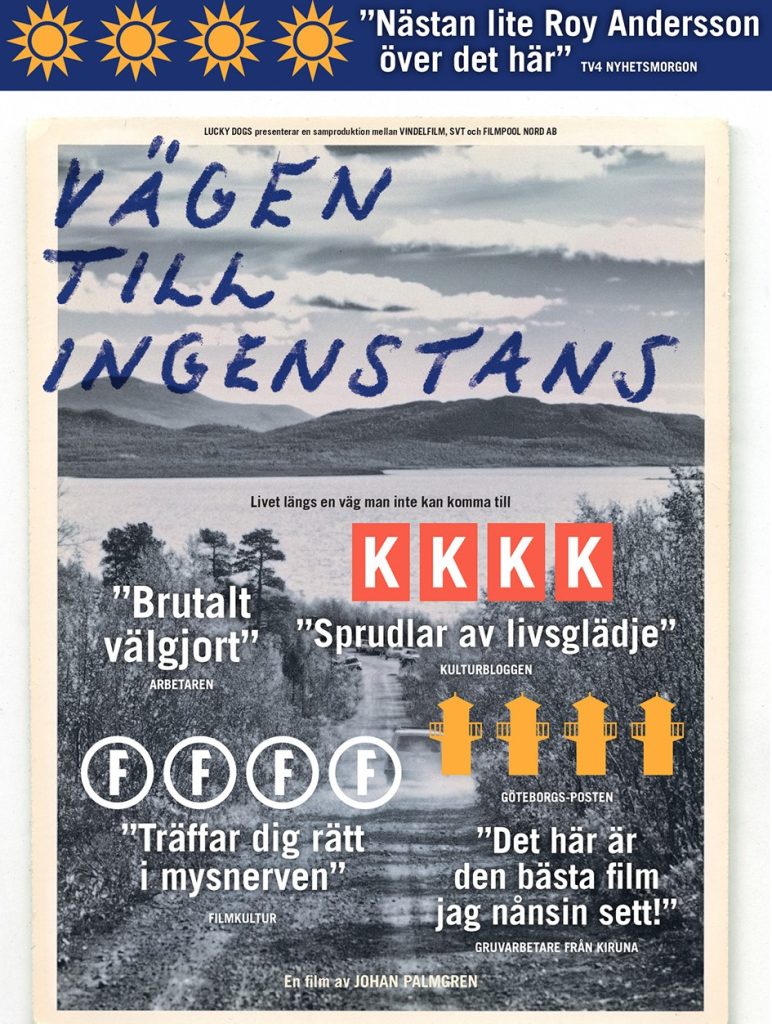 Guldbaggenominering till “Vägen till ingenstans”