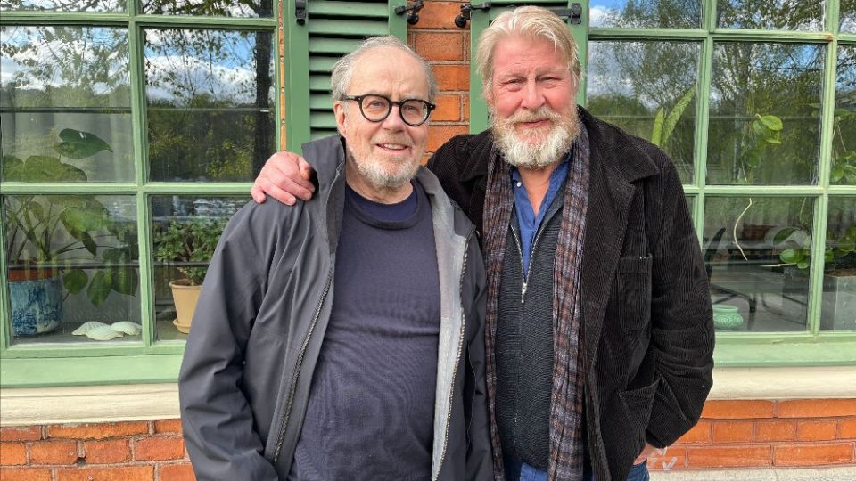 Rolf Lassgård och Lennart Jähkel